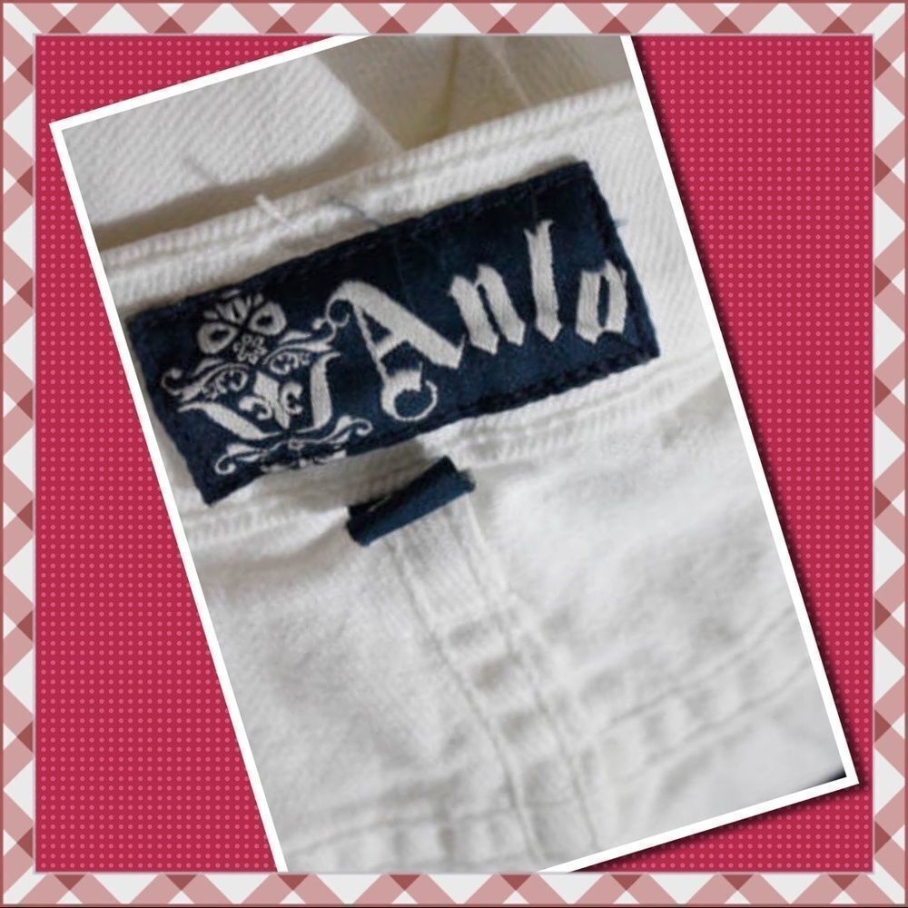 Anlo White Mid Rise Skinny Leg Jeans 31 - Picture 7 of 8